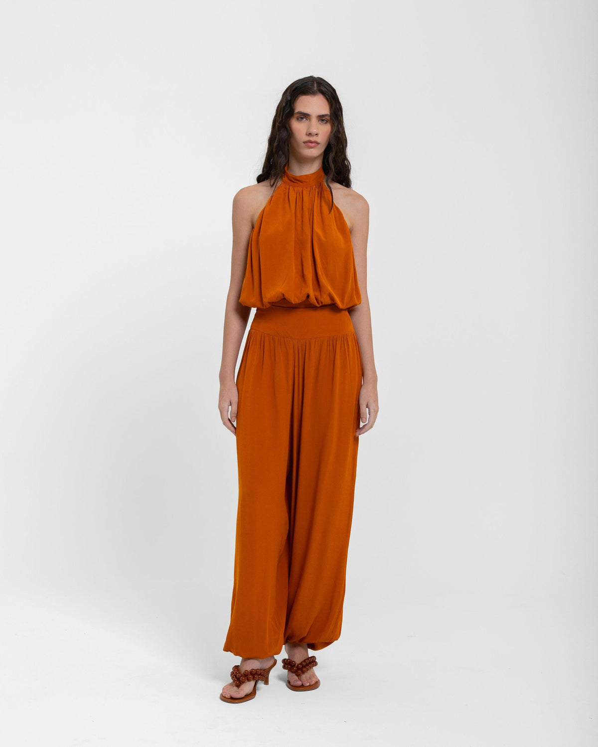 CALÇA BLOOMER MARGOT TANNED