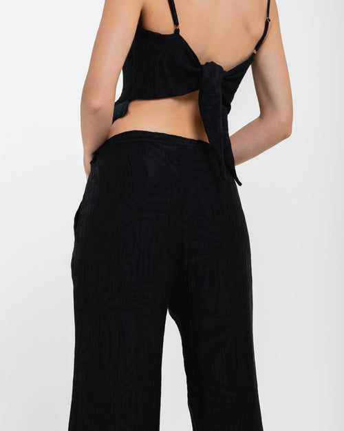 CALÇA CADARÇO JUSTINE PRETO