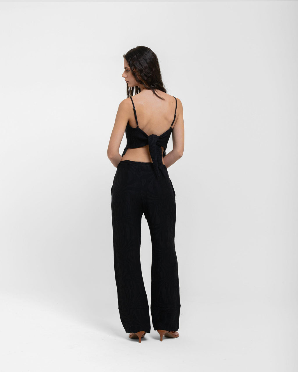CALÇA CADARÇO JUSTINE PRETO
