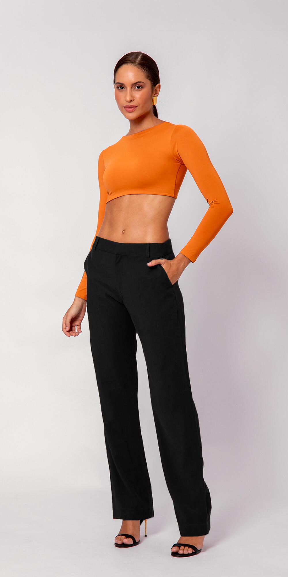 CALÇA CICI CUPRO LIKE PRETO