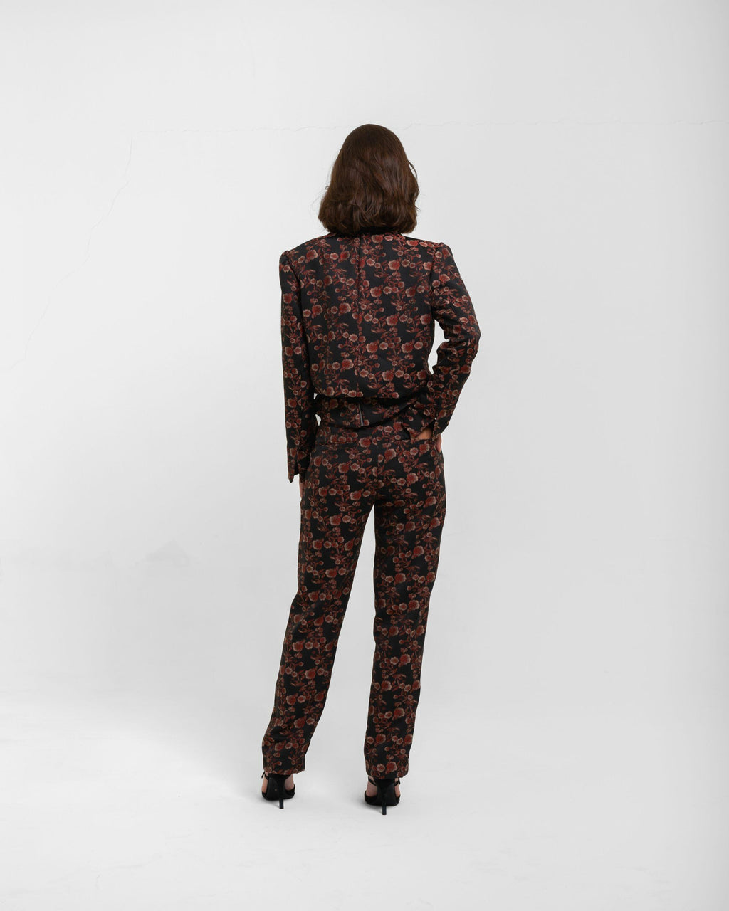 CALÇA VALENTINA JACQUARD IPÊ VINHO