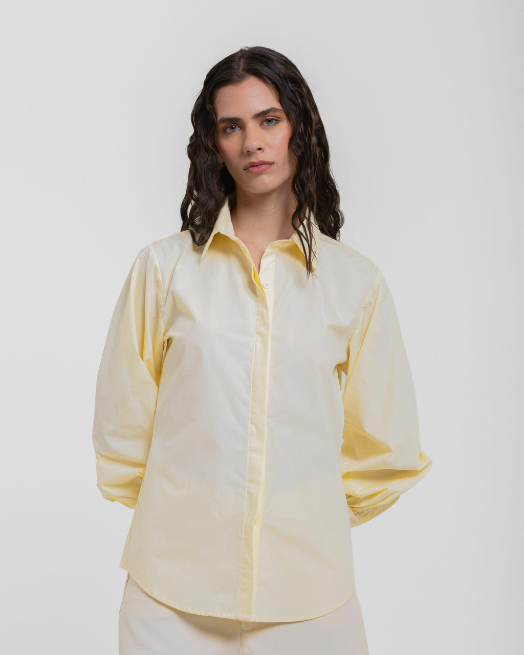 CAMISA LILIE TRICOLINE TREVISO - MACADAMIA