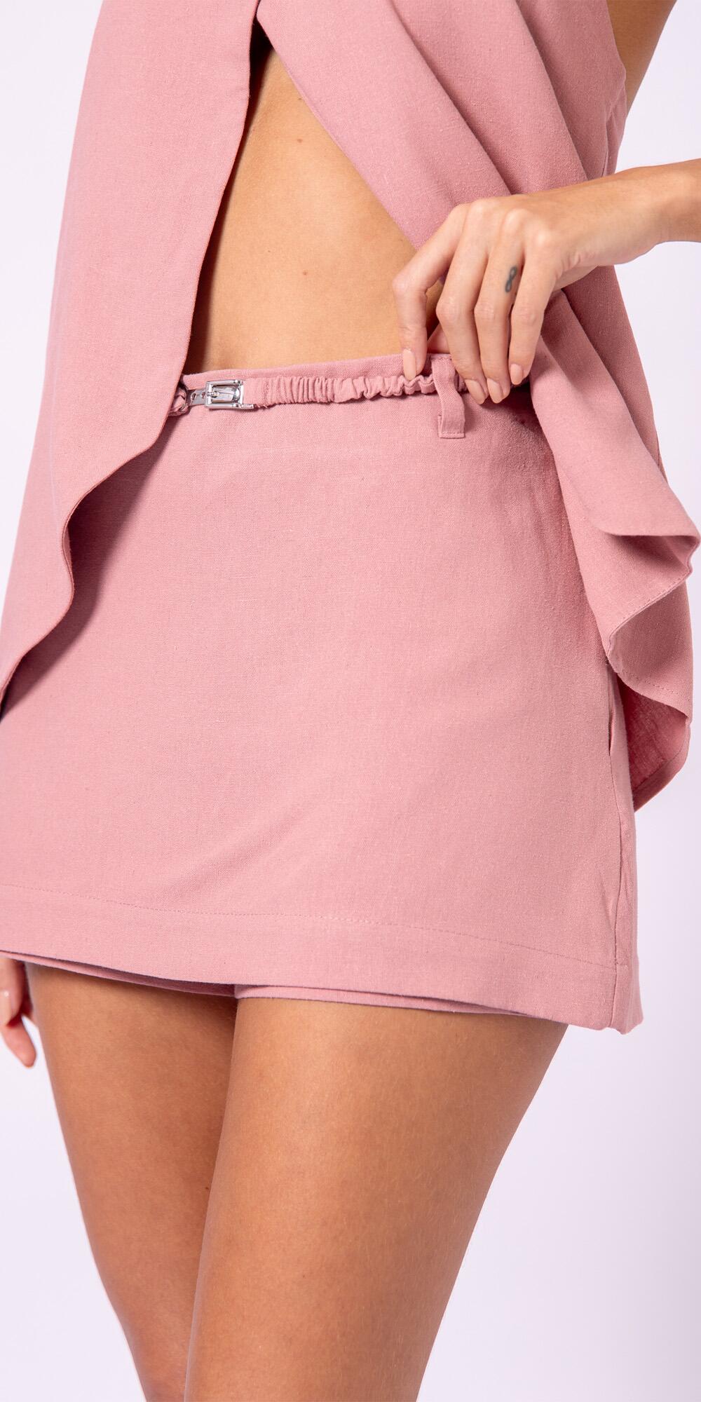 SHORT SAIA AGATA SALAMANCA PLOC ROSA