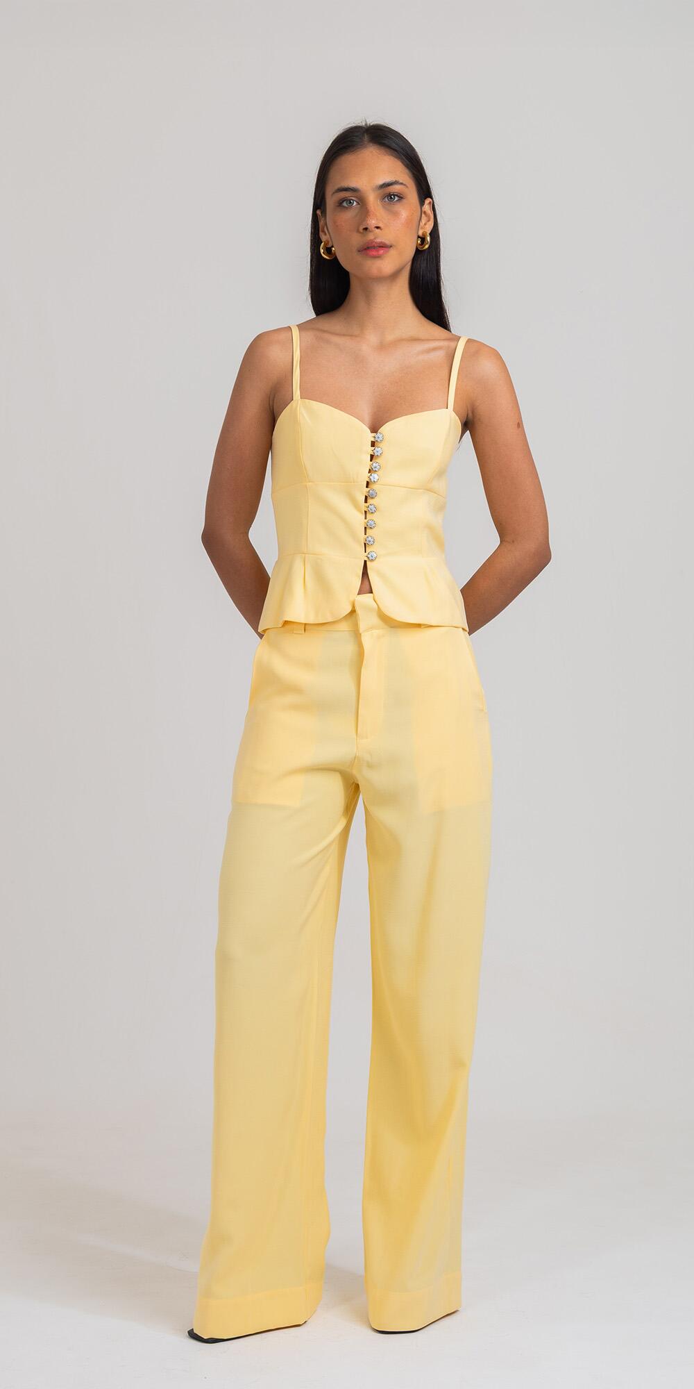 CALÇA BETINA CUPRO FINE CREMA
