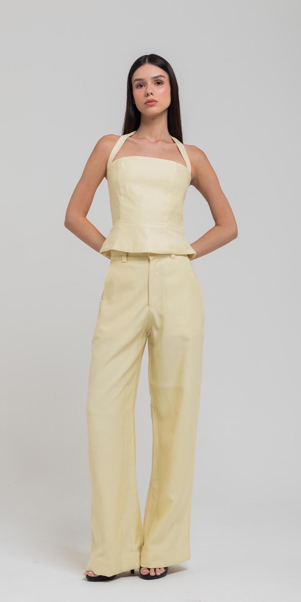 CALÇA BETINA SOHO IVORY