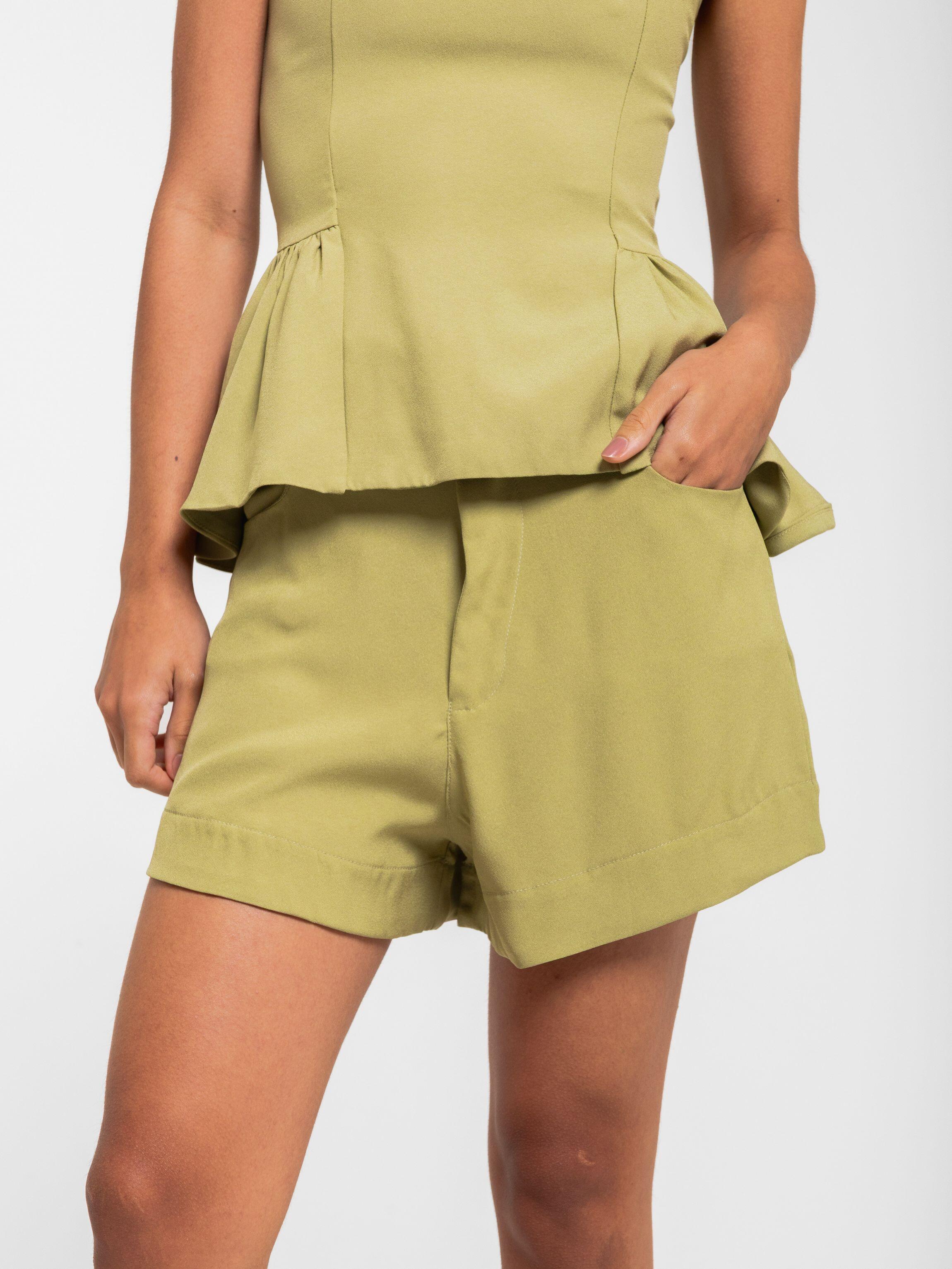 SHORT EVASE ALBANI VERDE
