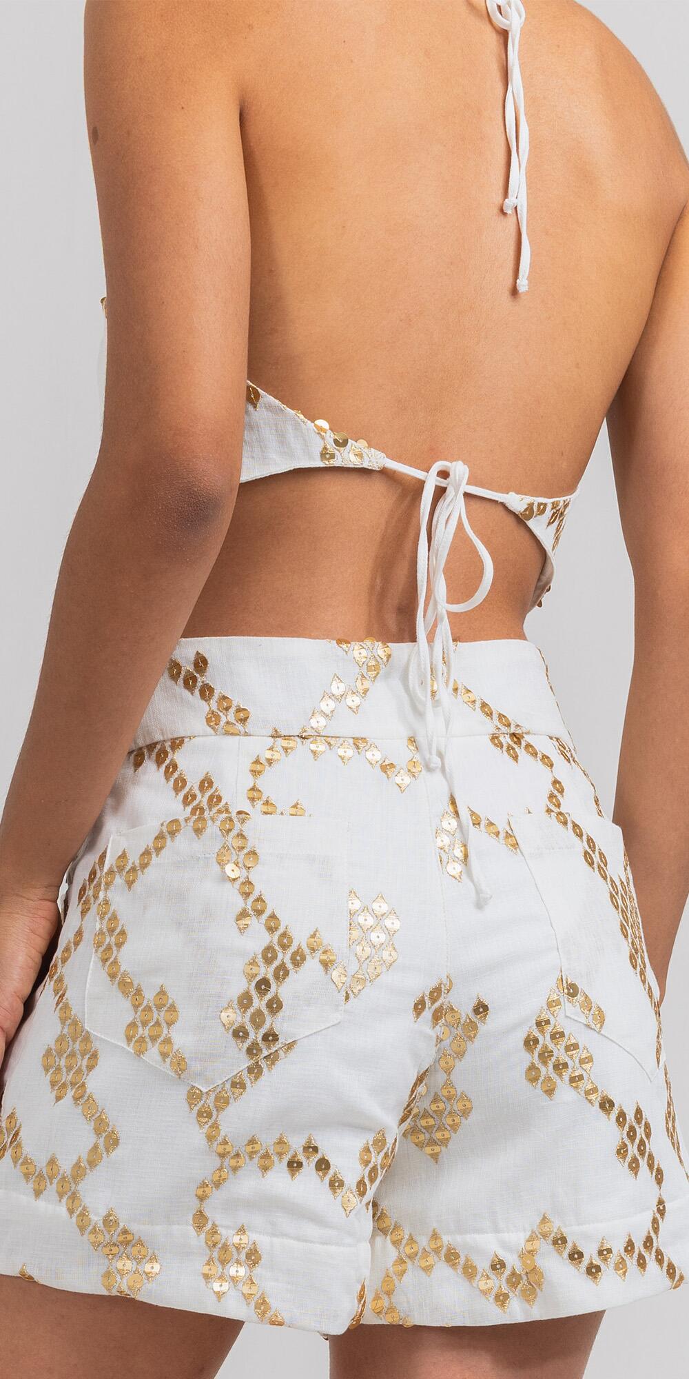 SHORT EVASE SERINAGAR OFF WHITE