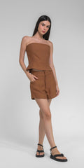 SHORT EVASE SOHO CARAMELO