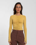 BLUSA ELLA POLIAMIDA SHITAKE