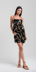 SHORT EVASE COS LATERAL SERINAGAR PRETO