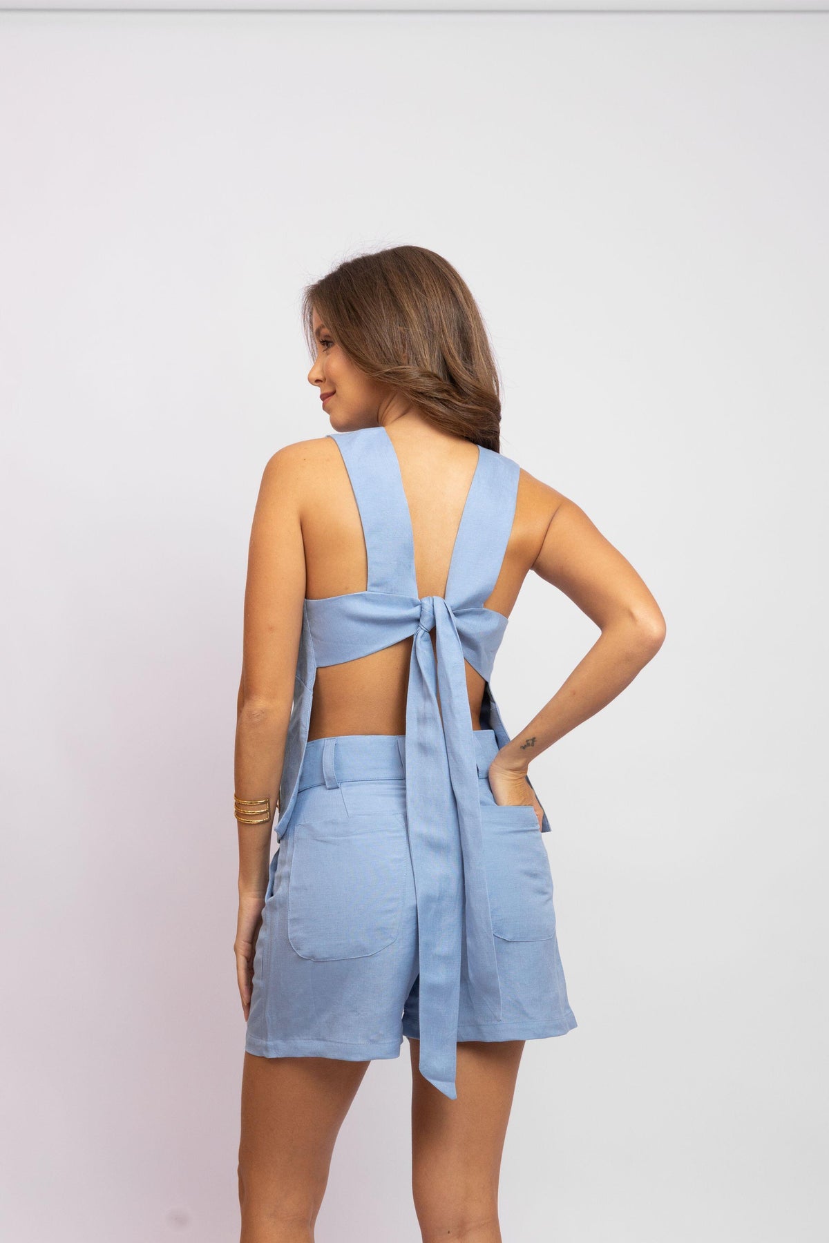 BLUSA KELLY LINEN FRESH ALLURE BLUE