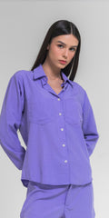 CAMISA HELENA LYOCEL CURACAO JASMIM