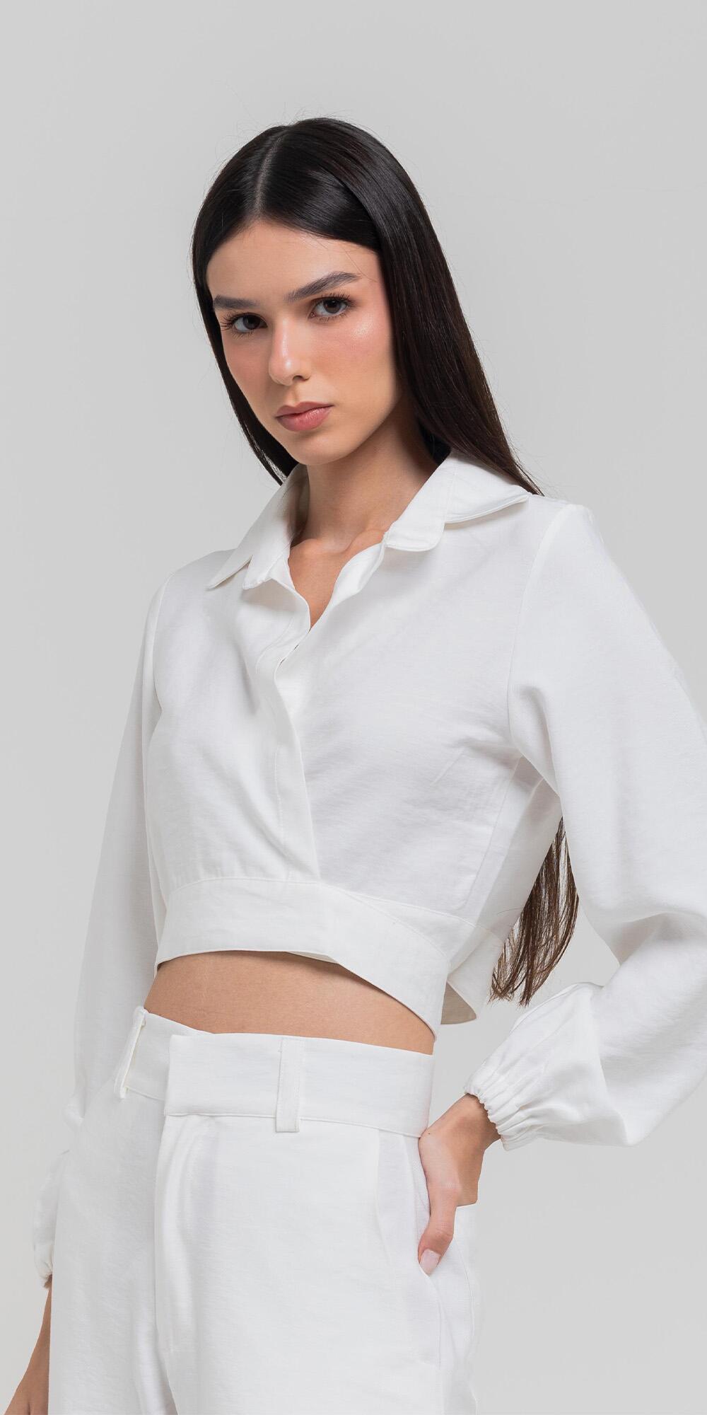 TOP LIVIA CUPRO LIKE BRANCO