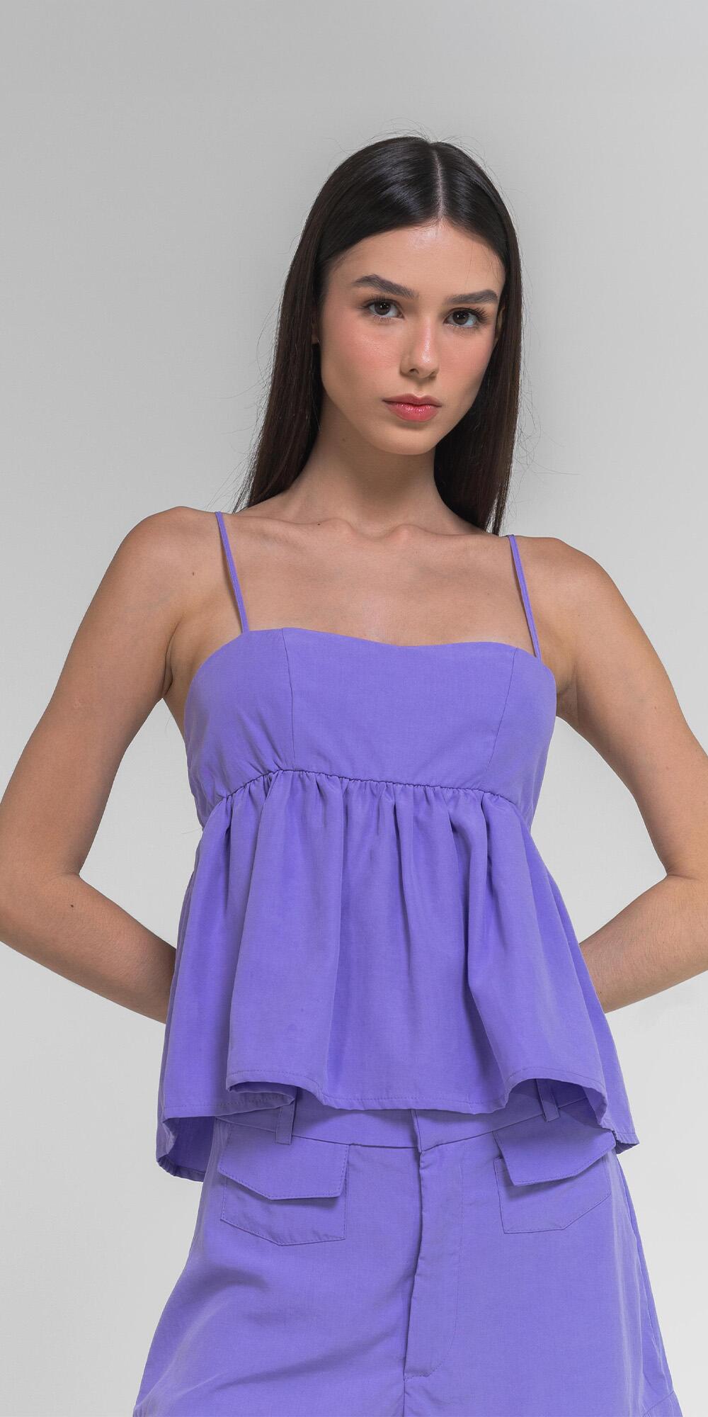 BLUSA PHEMME LYOCEL CURACAO JASMIM