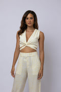 TOP CINTIA CREPE KLEIN PRIMULA ESTAMPA