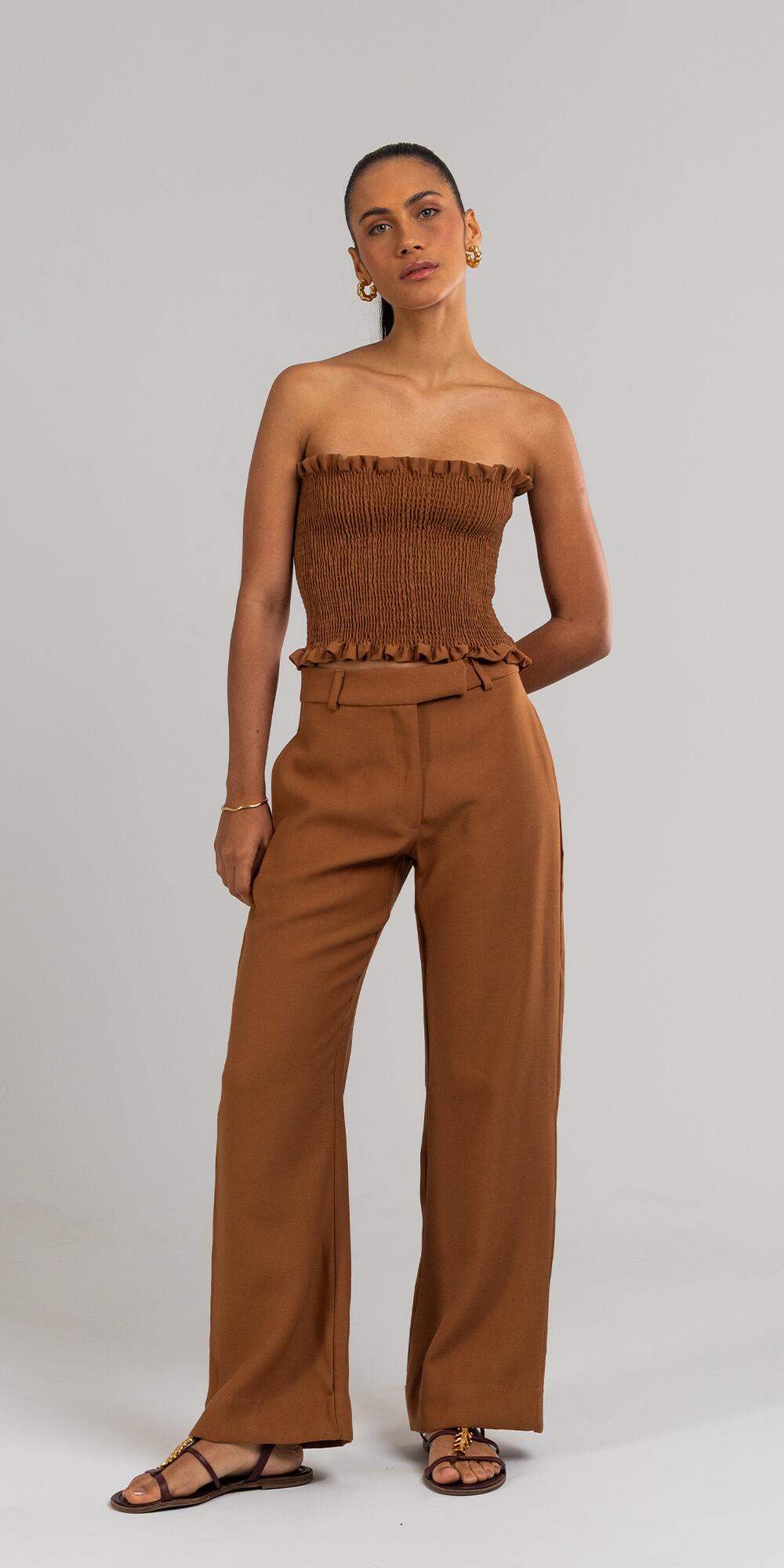 CALÇA BETA SOHO CARAMELO