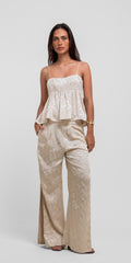 CALÇA MARINA MADELAINE OFF WHITE