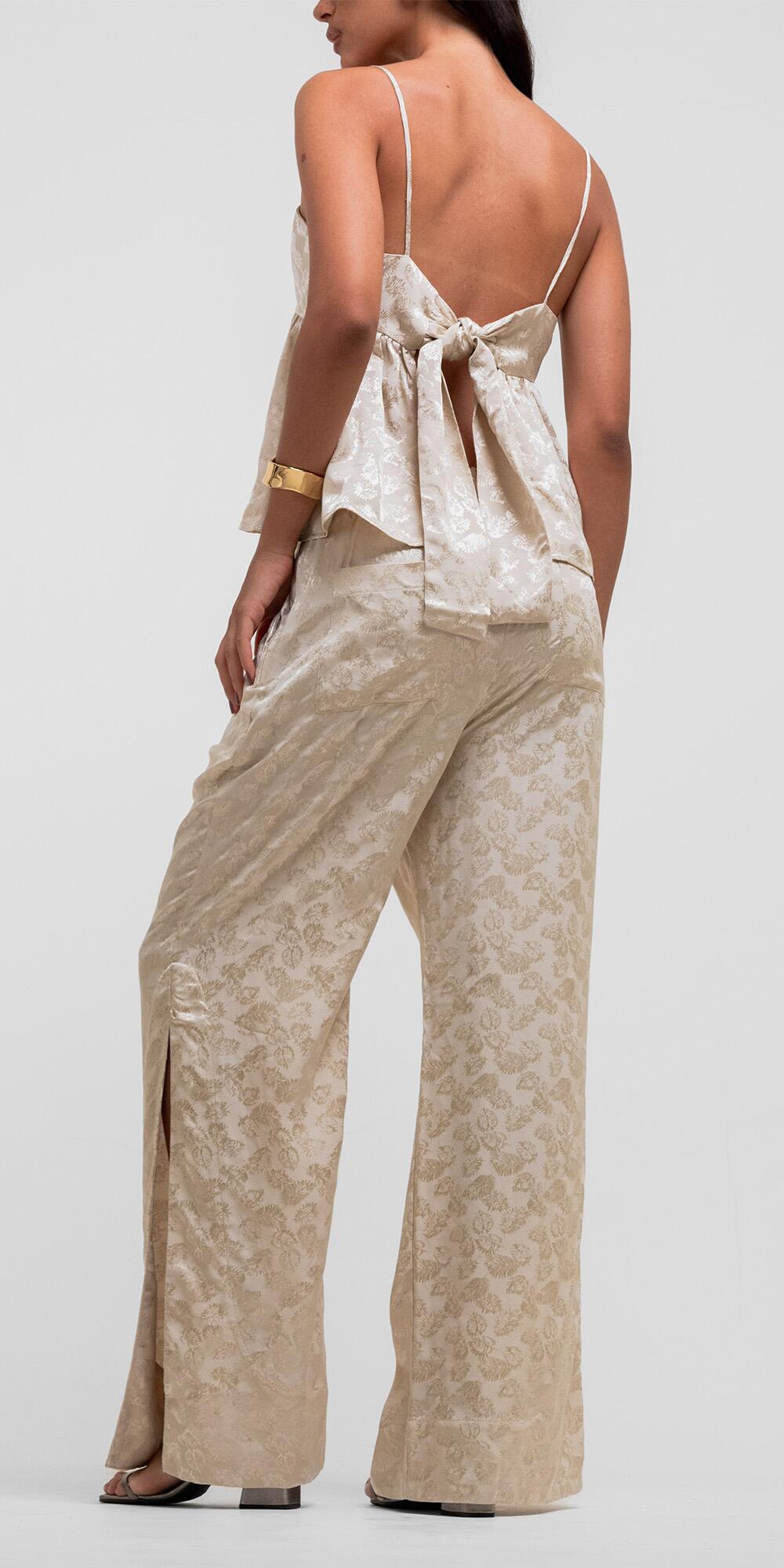 CALÇA MARINA MADELAINE OFF WHITE
