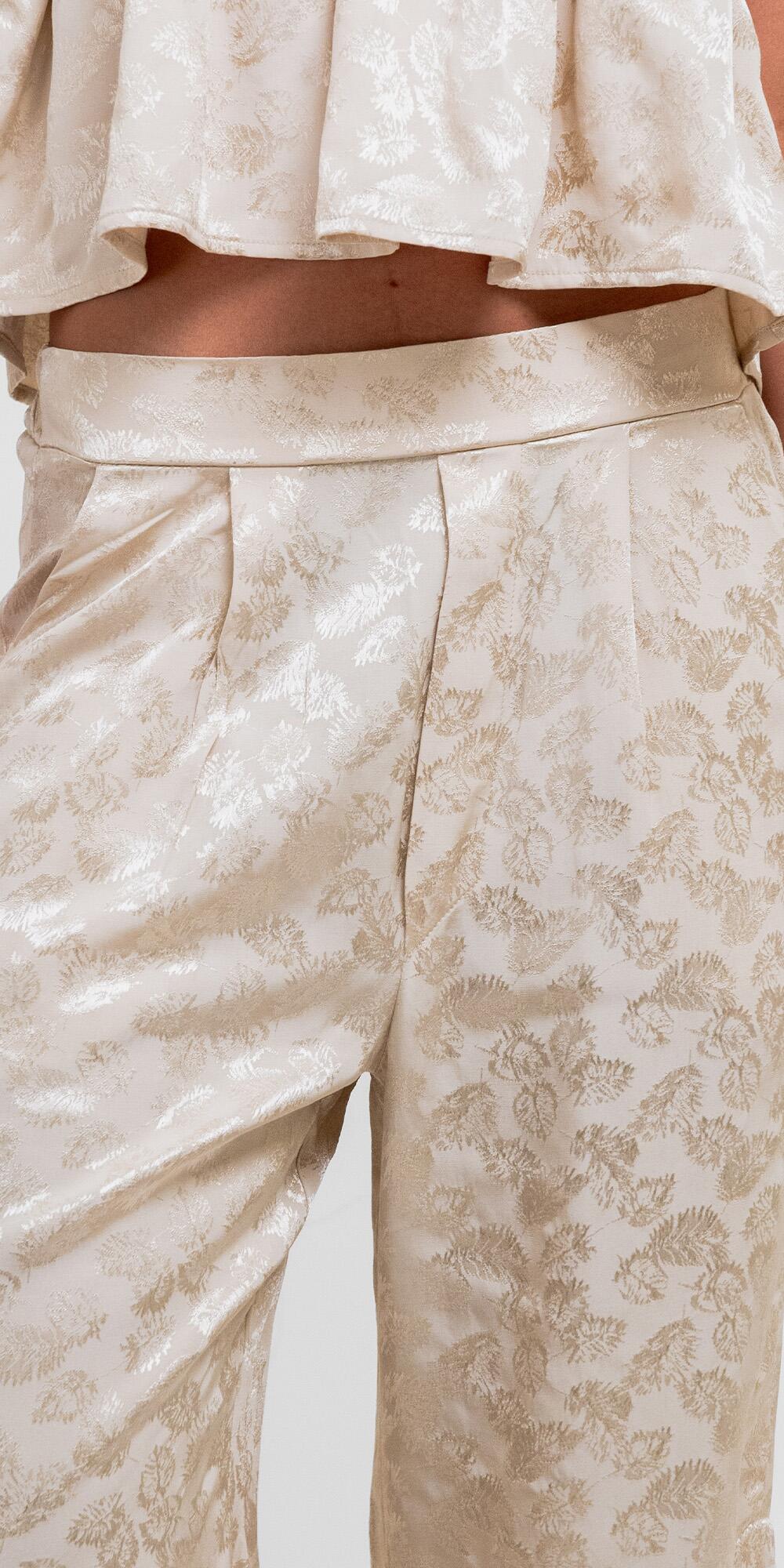CALÇA MARINA MADELAINE OFF WHITE