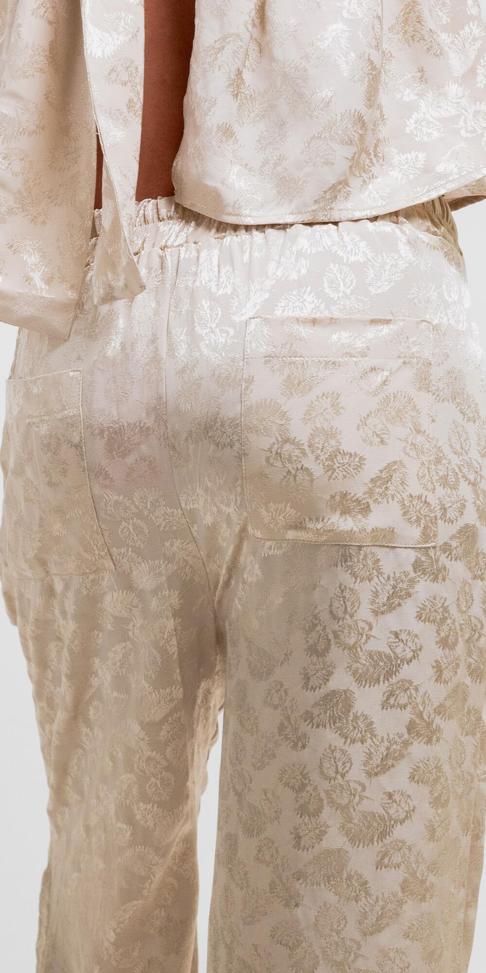 CALÇA MARINA MADELAINE OFF WHITE
