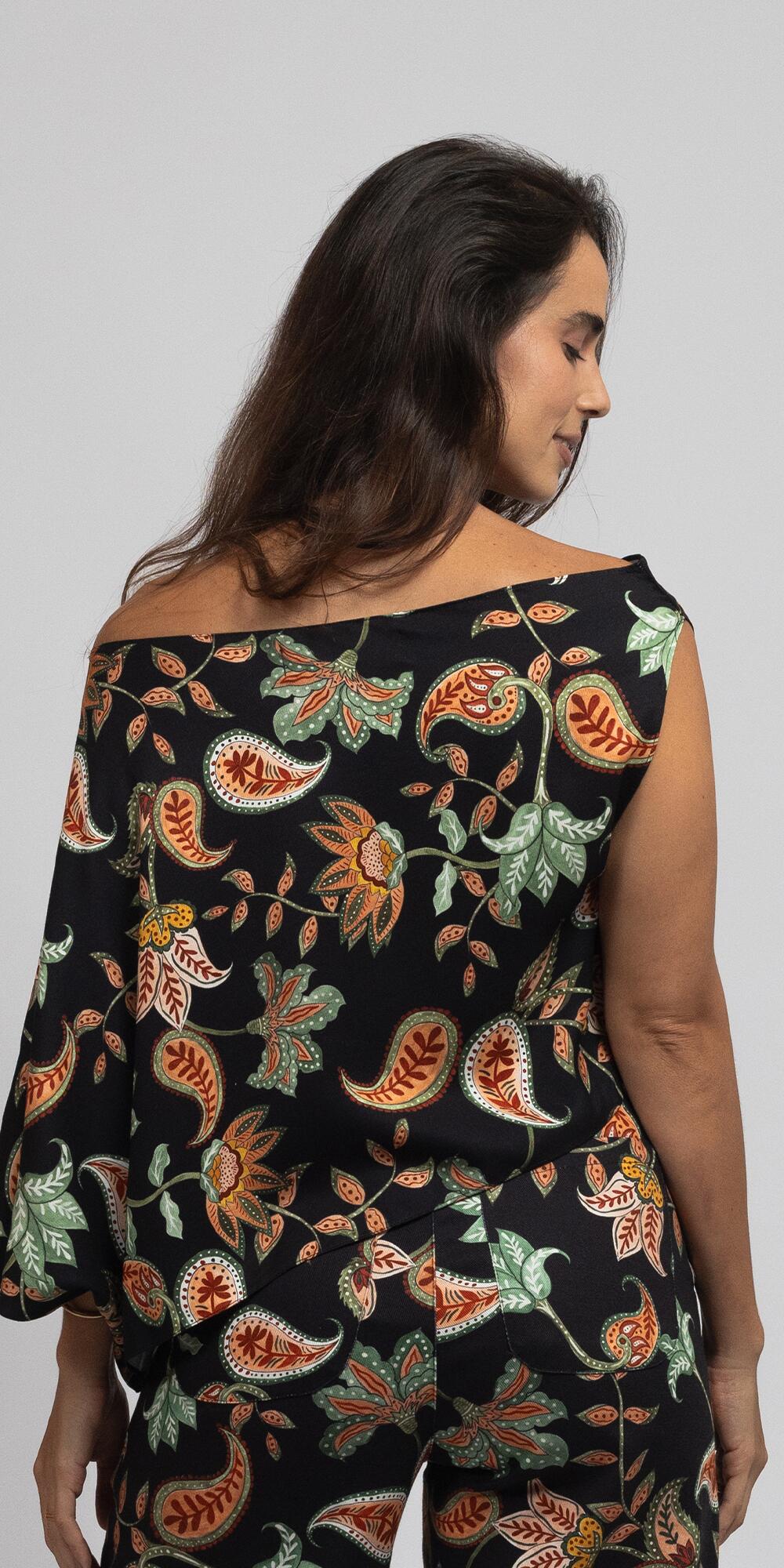BLUSA KATE MADRID - PAISLEY