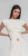 BLUSA NATALIE POLIAMIDA MACADAMIA