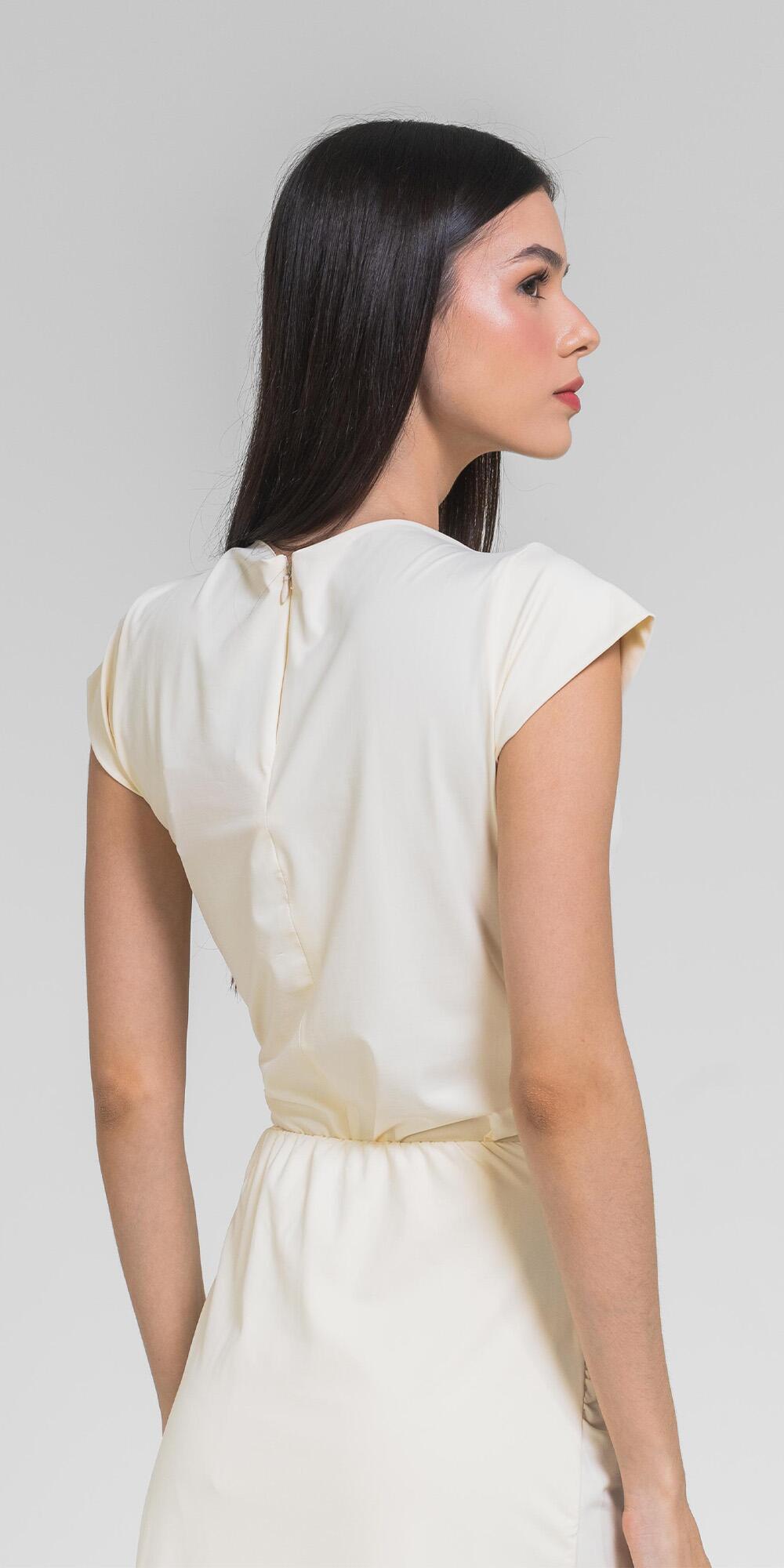 BLUSA NATALIE POLIAMIDA MACADAMIA