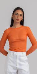 BLUSA SKIN TULE MELON