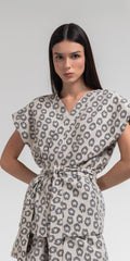 QUIMONO BELA JACQUARD BIANCHI
