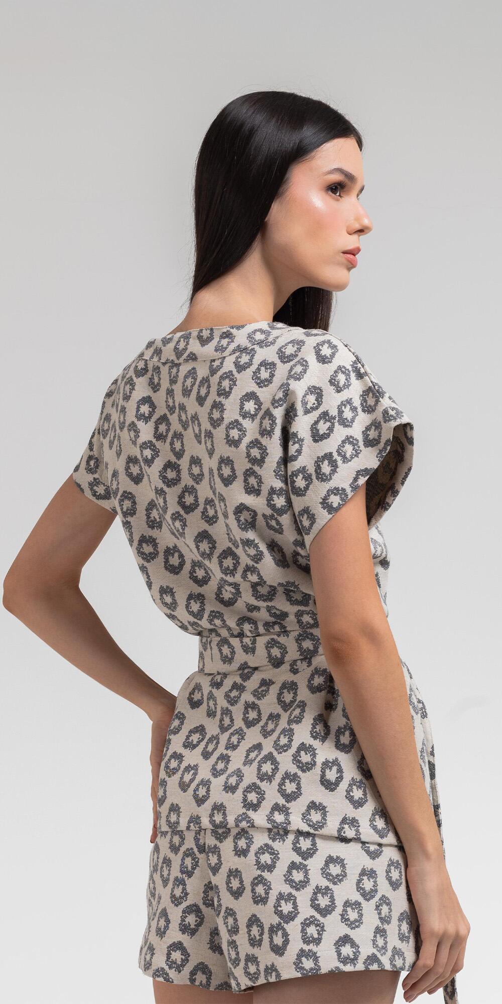 QUIMONO BELA JACQUARD BIANCHI