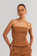 BLUSA CAMILA SOHO CARAMELO