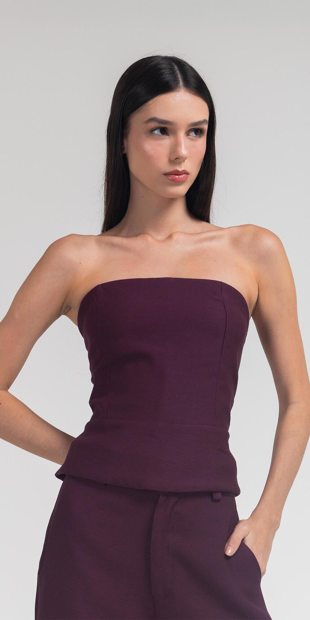 BLUSA CAMILA SOHO VINHO