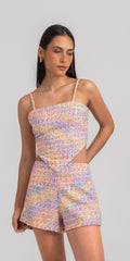 SHORT DAISY TWEED HAPPY MULTICOLORIDO