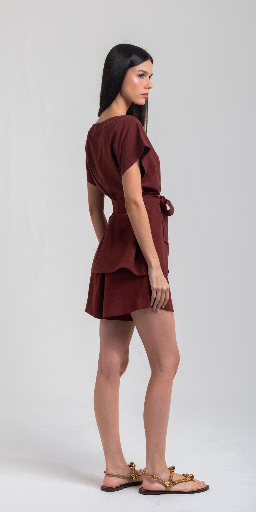 SHORT CECÍLIA SOUL MAYA NOUGAT