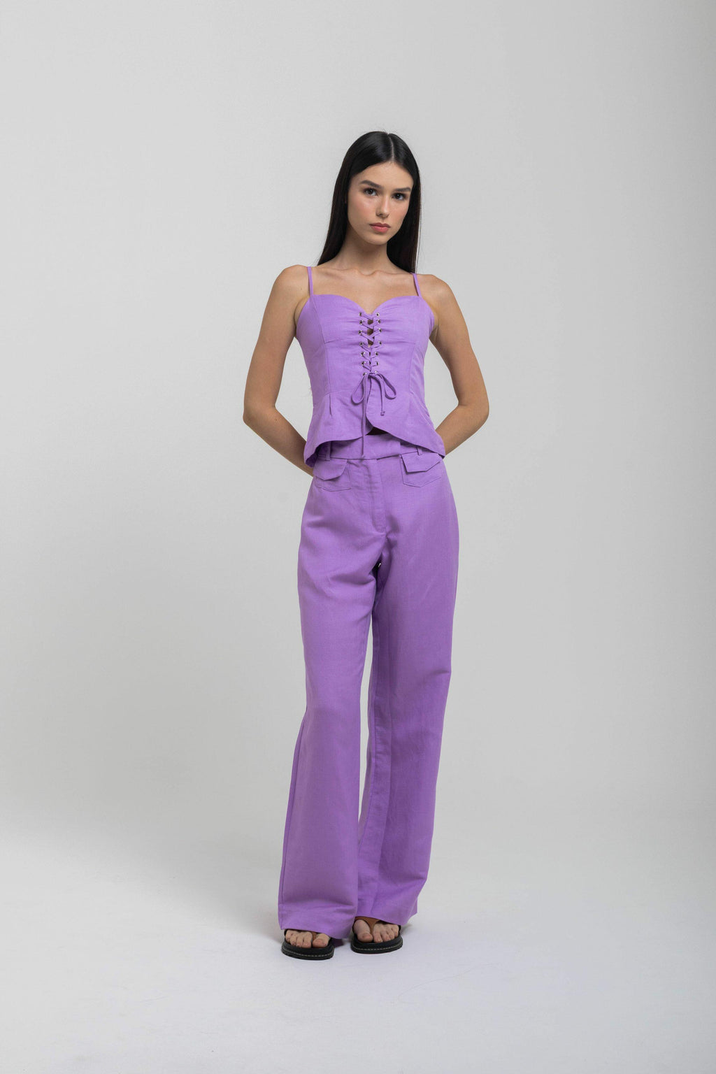 CALÇA CLOE LINEN FRESH UNICORNIO