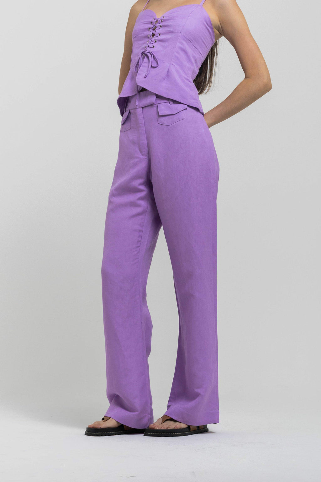 CALÇA CLOE LINEN FRESH UNICORNIO
