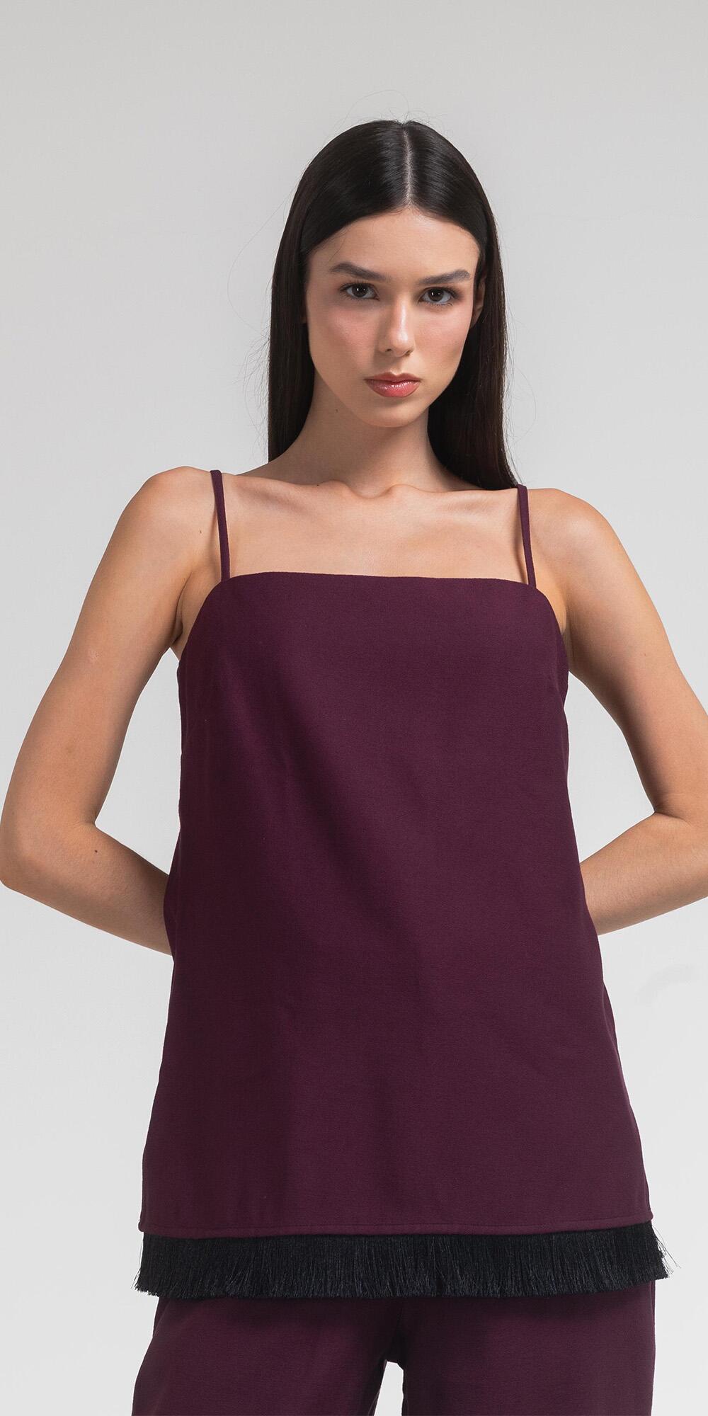 BLUSA NICOLE SOHO VINHO