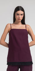 BLUSA NICOLE SOHO VINHO