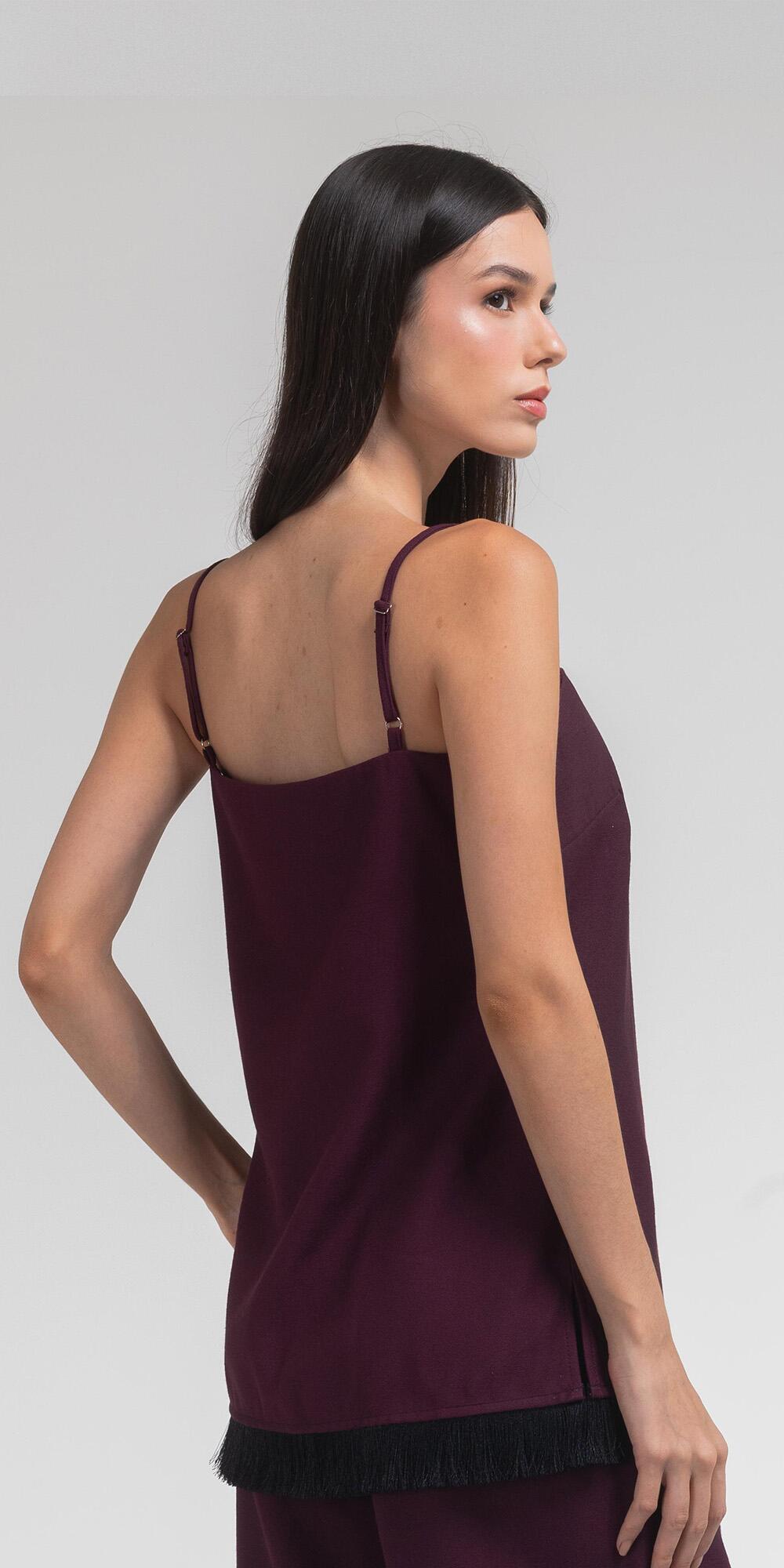 BLUSA NICOLE SOHO VINHO