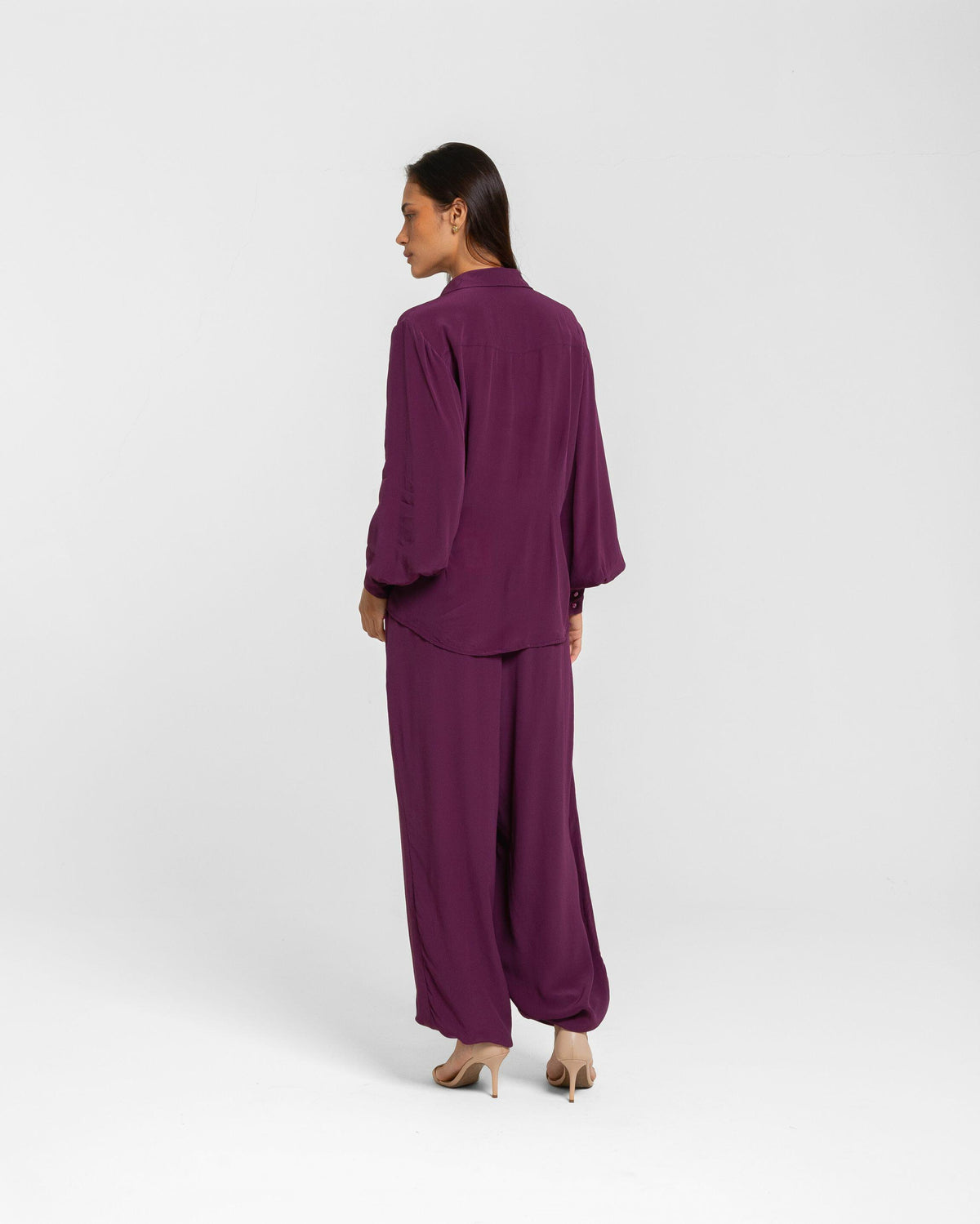 CALÇA BLOOMER LANVIN WINE