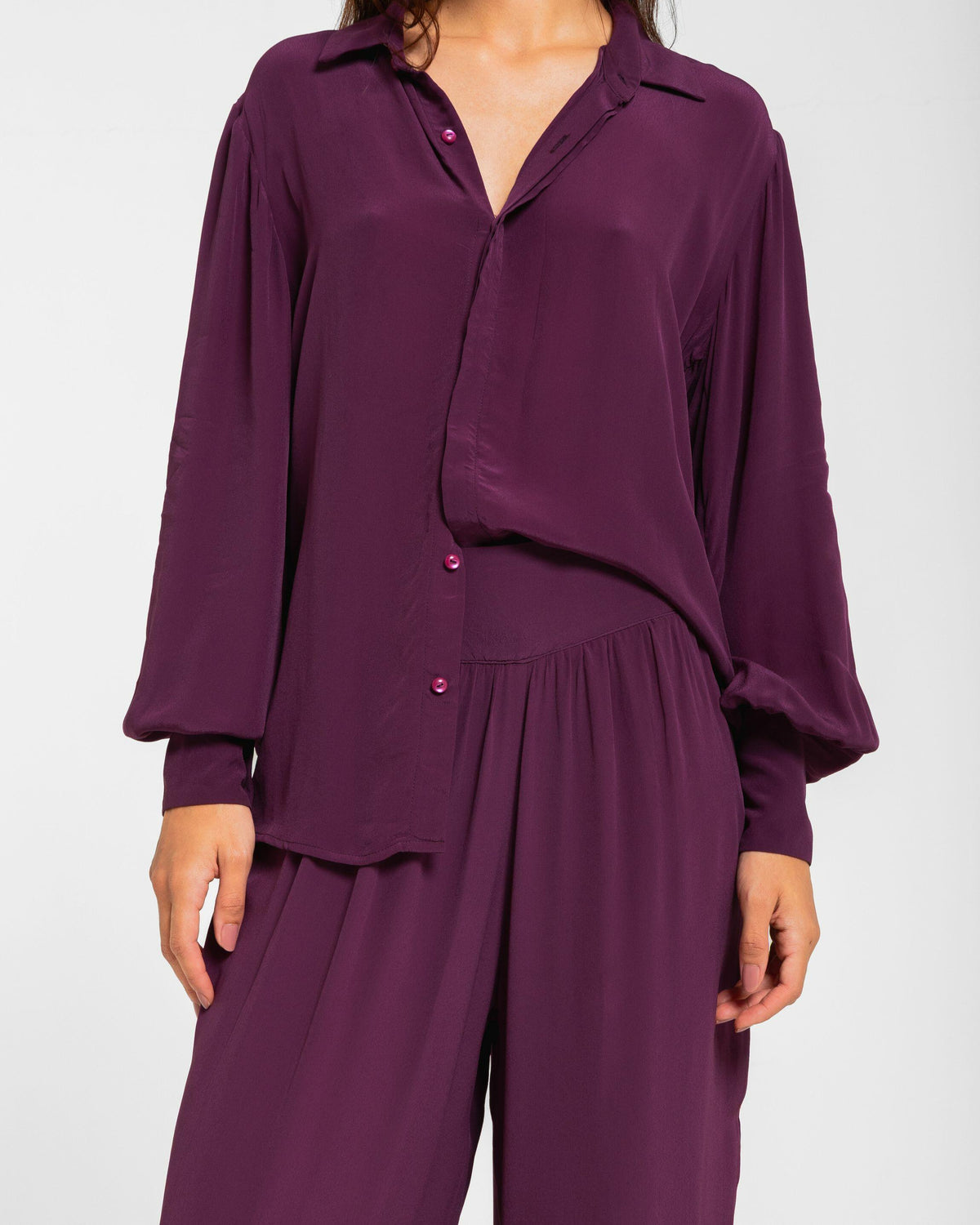 CALÇA BLOOMER LANVIN WINE