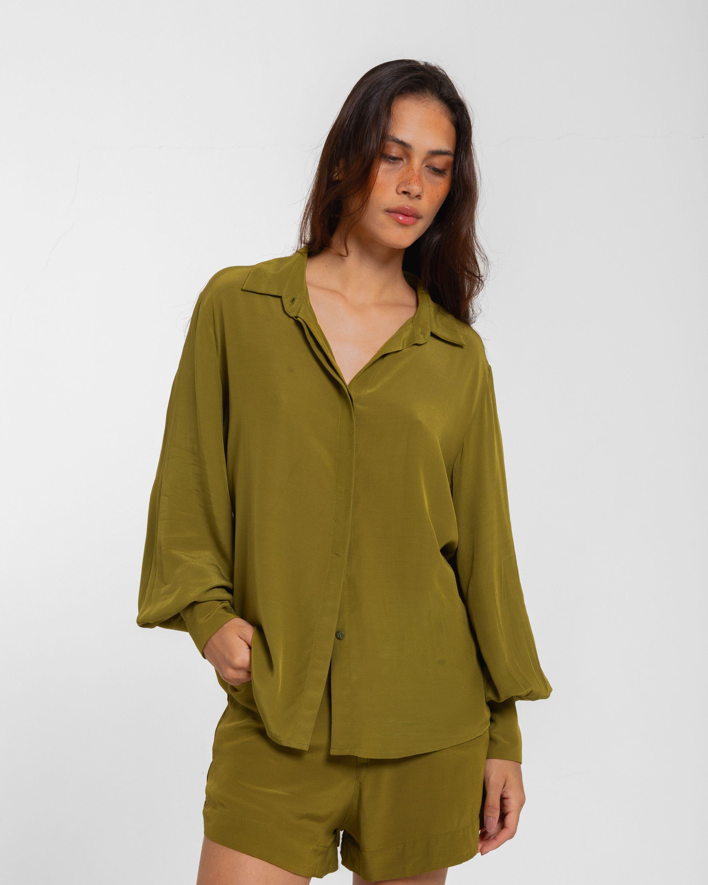 CAMISA LILIE CREPE MARGOT MUSGO