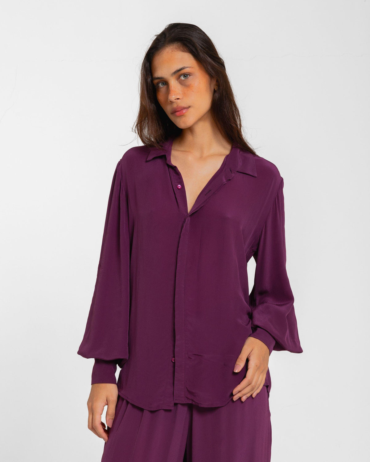 CAMISA LILIE LANVIN WINE