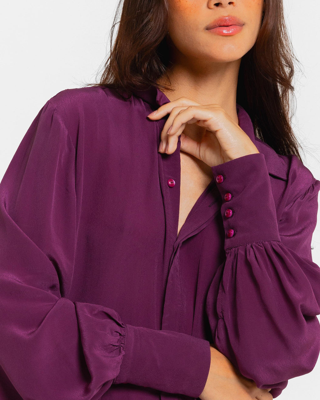 CAMISA LILIE LANVIN WINE