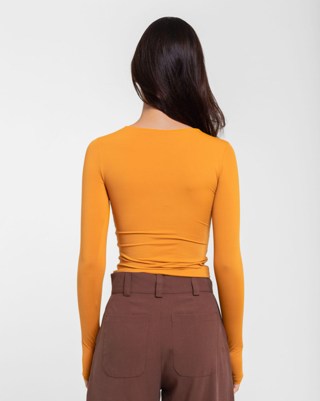 BLUSA ELLA POLIAMIDA CARAMELO