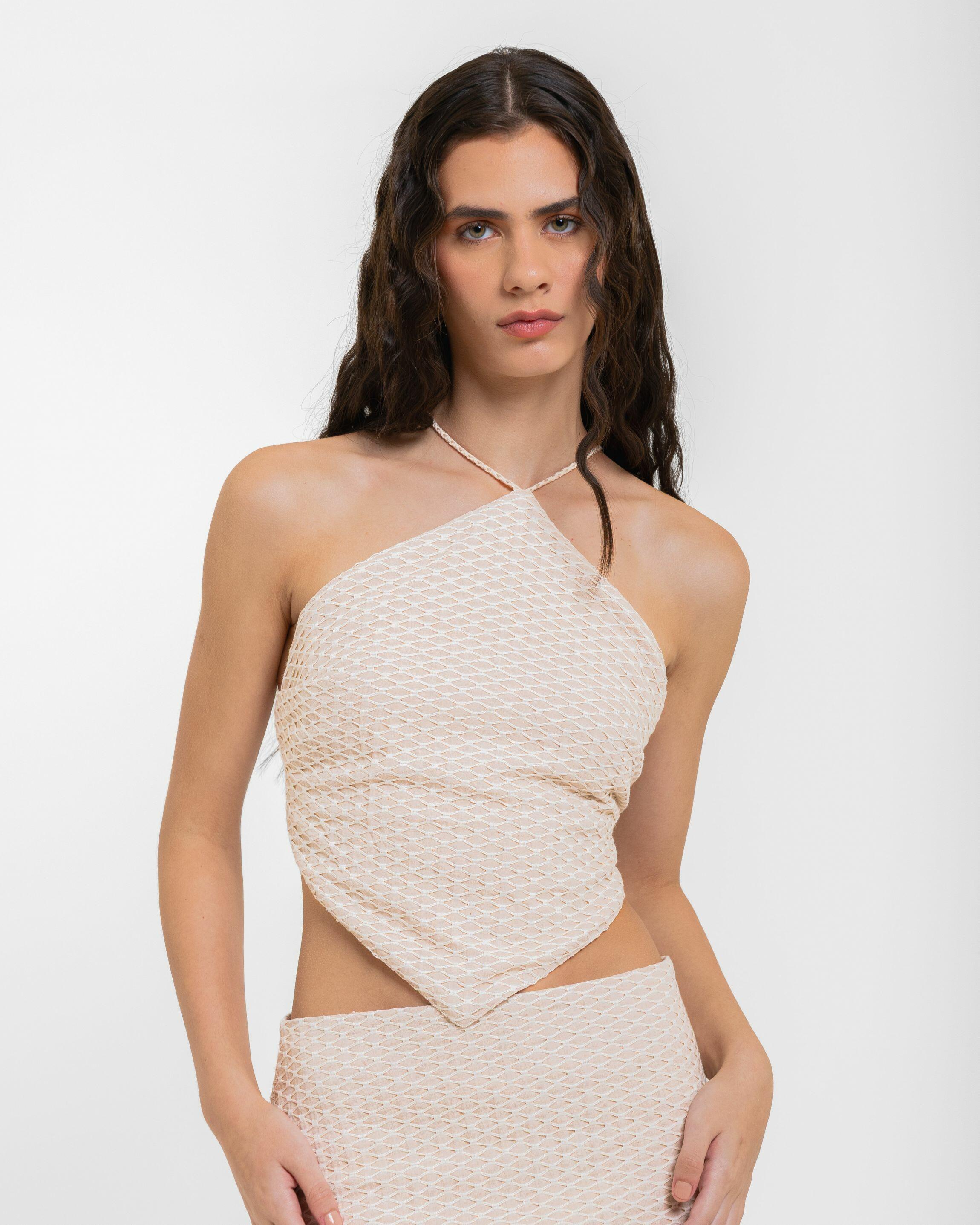 TOP CAMILE PIRARUCU - OFF WHITE