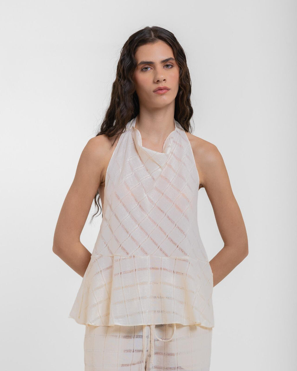 BLUSA RAQUEL ARPEJO - OFF WHITE