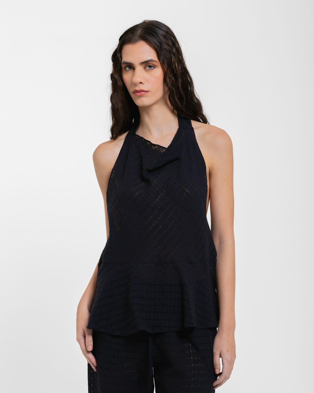 BLUSA RAQUEL AJOUR - PRETO