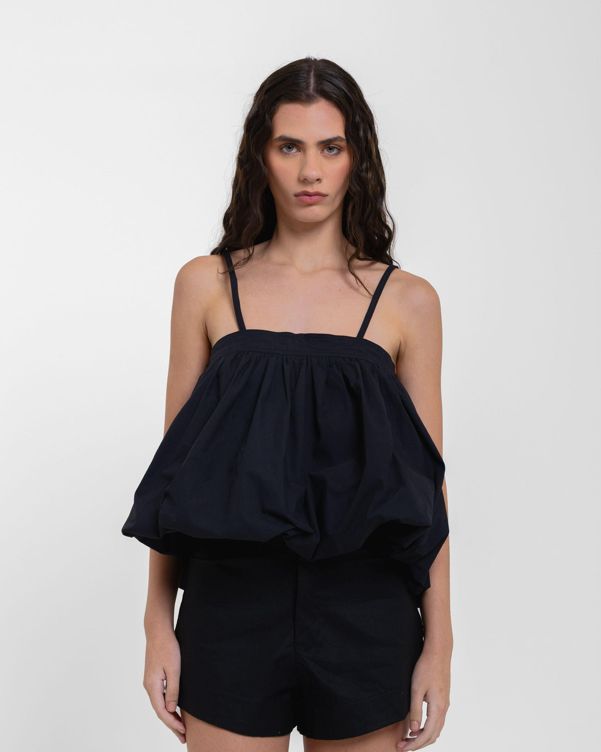 BLUSA MAFE TRICOLINE TREVISO - PRETO