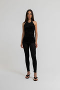 CALÇA LEGGING TULE VELVET PRETO